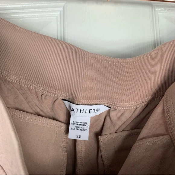 Athleta Brooklyn Textured Ankle Pants Women Size 22 - Picture 7 of 8